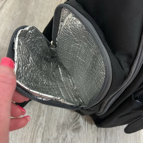 Converse Black backpack diaper bag - Picture 4 of 5